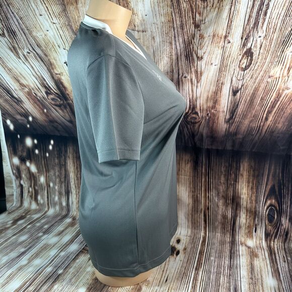 NEW Adidas Entrada 22 Jersey Women's Size Small Grey V Neck Athletic Shirt Top - Picture 4 of 10